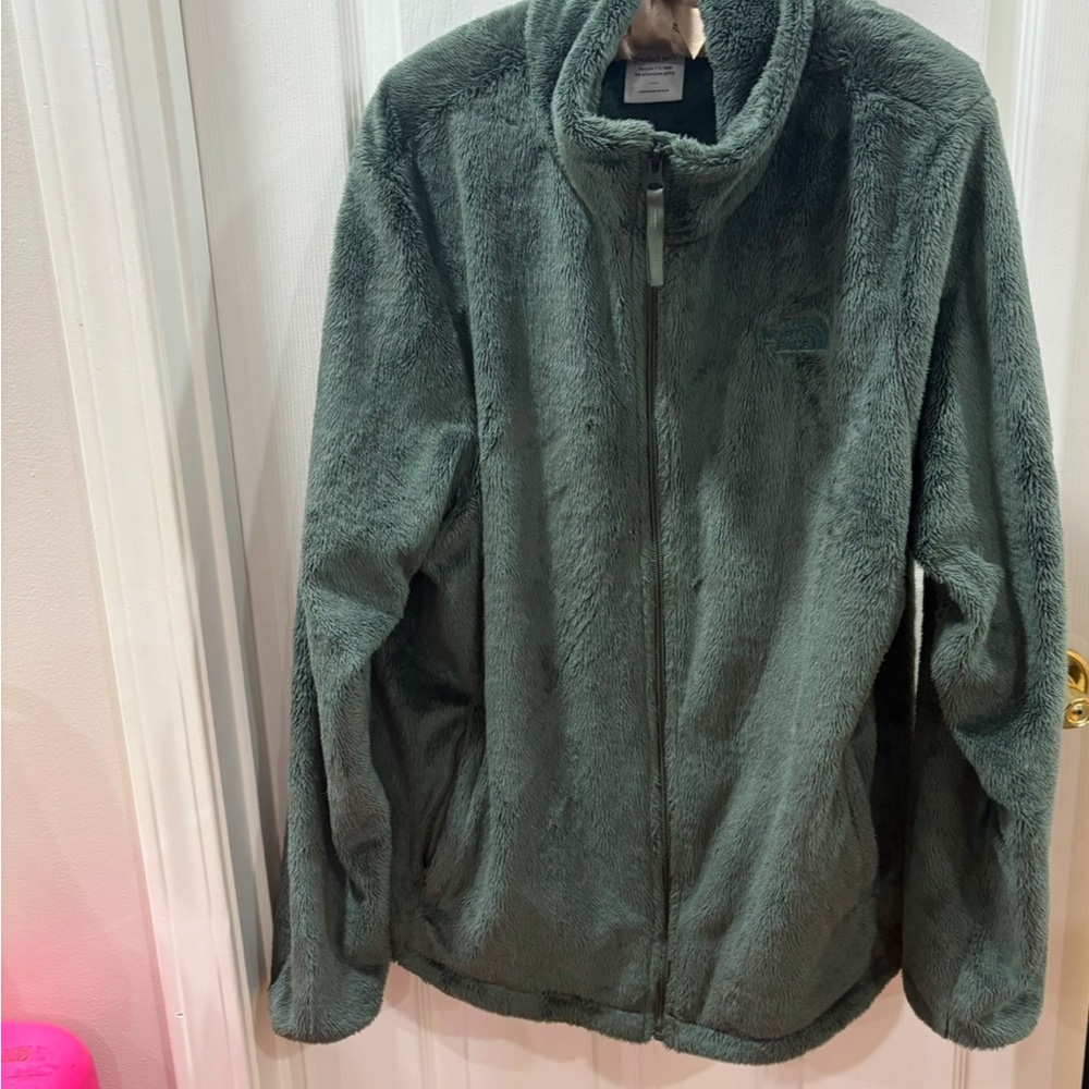 Green THE NORTH FACE Women's Osito Full Zip Fleece Jacket